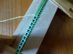Inkle weaving on the loom